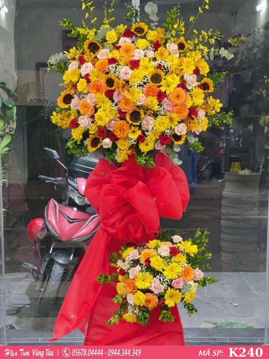 kệ hoa khai trương, hội nghị,kệ hoa chúc mừng, kệ hoa chúc mừng đại hội vũng tàu 240