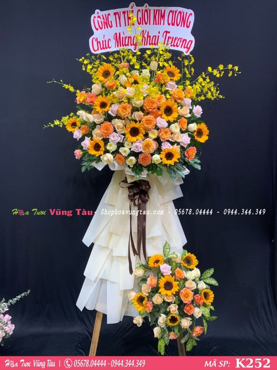 kệ hoa khai trương, hội nghị,kệ hoa chúc mừng, kệ hoa chúc mừng đại hội vũng tàu 252
