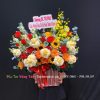 Lẵng hoa khai trương đẹp vũng tàu L199