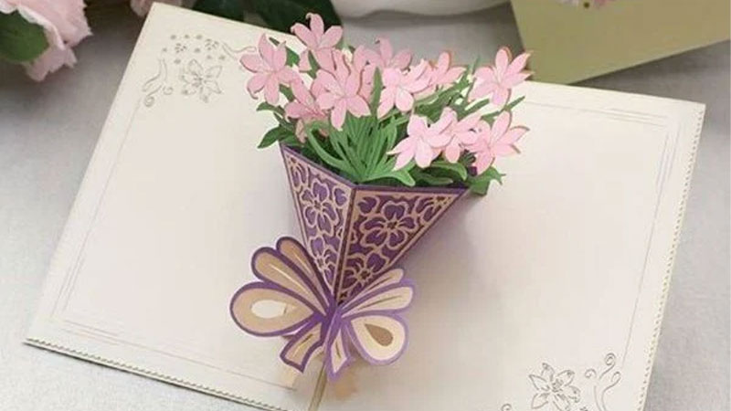 Cách làm thiệp 3D tặng mẹ ngày 20/10